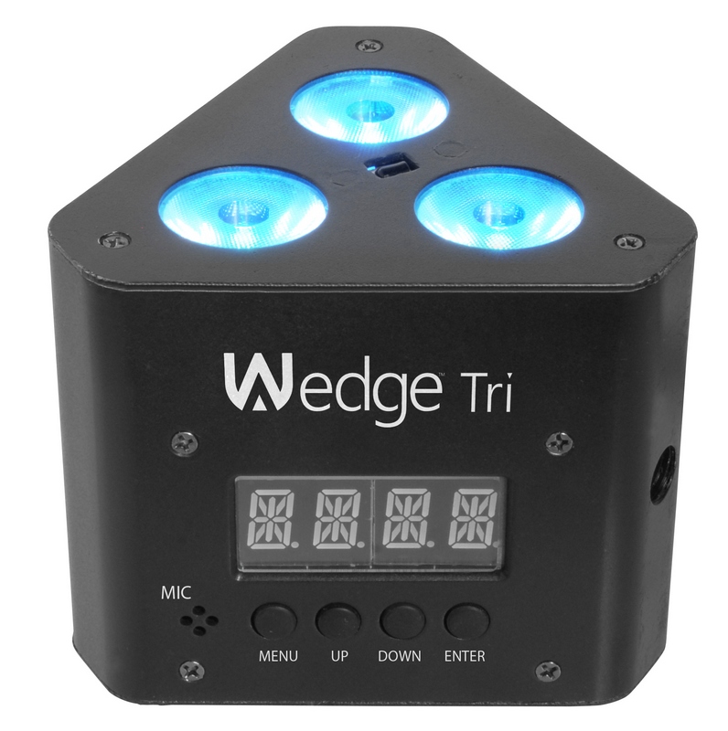 Tri led. Chauvet well Quad-m led Uplighter.